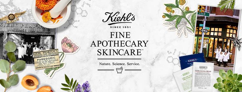 Kiehls cosmetics banner Kiehls cosmetics banner